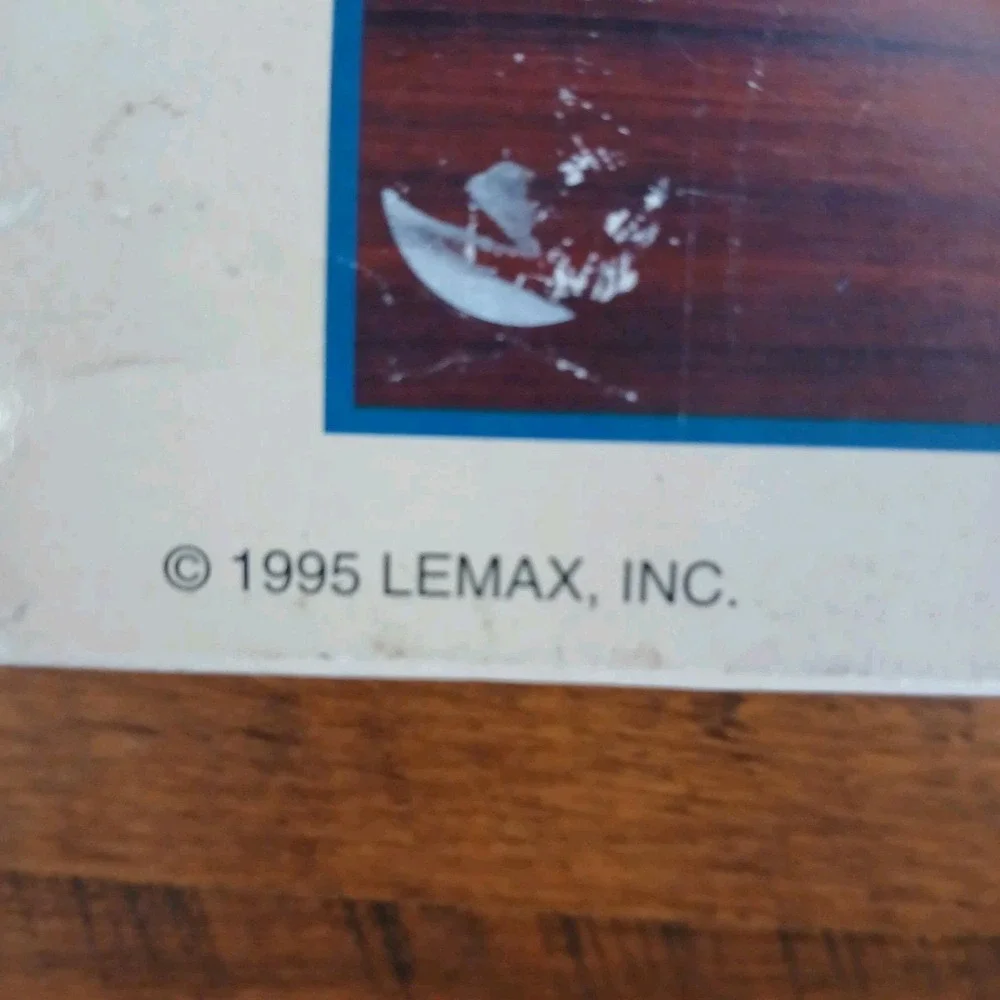 Lemax Animated Skating Pond Village 1995‎ #54106 Snowbird Magnetic Skaters READ